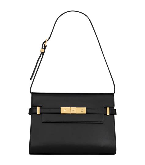 black shoulder bag ysl|saint laurent manhattan shoulder bag.